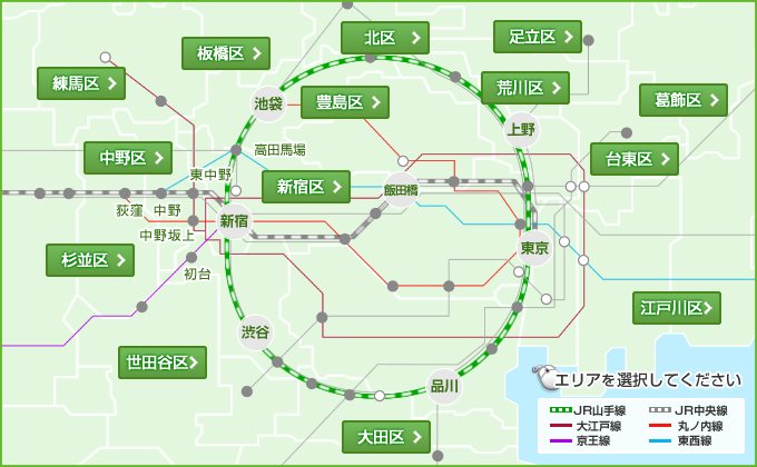 地図から検索